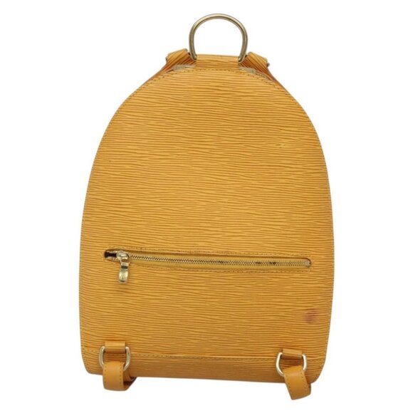 LOUIS VUITTON Epi Mabillon Backpack Yellow M52239 LV Auth ep10799 - Picture 3 of 16